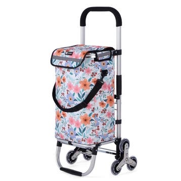Packaway 40 Liter Boodschappentrolley Met Trapwielen - BLOEM, Verzenden, Nieuw