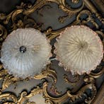 Plafondlamp (2) - een paar vintage Murano-glas