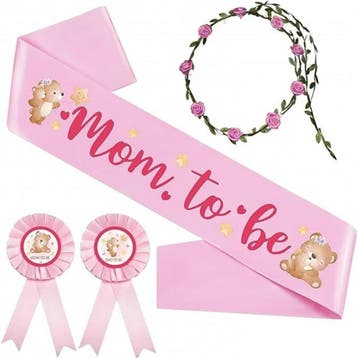 16 cupcake prikkers Baby roze en blauw + 16 cupcake bakjes, Verzenden, Nieuw, Versiering, Geboorte of Huwelijk