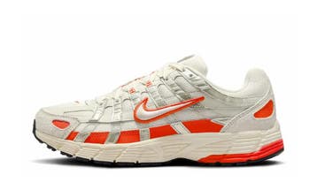 Nike P-6000 Sail Pale Ivory Light Bone Picante Red (W), Nieuw