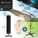 KESSER® Zweefparasol met voet  - Ø3,5m - 360° Draaibaar  - B, Tuin en Terras, Parasols, Verzenden, Zo goed als nieuw