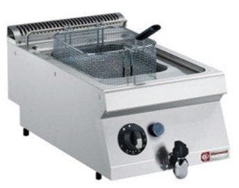 Friteuse Gas RVS | 7 Liter | Met Koudezone | 120°C en 190°, Verzenden, Nieuw in verpakking