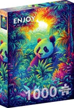 Panda Corner (1000 stukjes) | Enjoy Puzzle - Puzzels, Hobby en Vrije tijd, Denksport en Puzzels, Verzenden, Nieuw