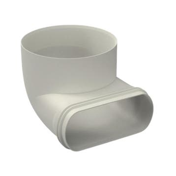 Renson EasyFlex - Lepelhoek - Ø125mm (ventielaansluiting), Verzenden, Nieuw