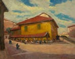 Italiaanse school (XX) - Il Mercato, Antiek en Kunst