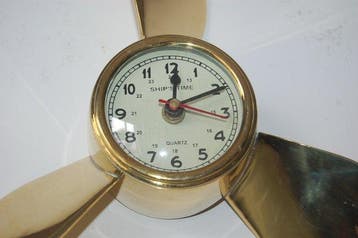 Maritieme objecten - Messing- Klok