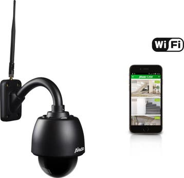 Alecto DVC-255IP - Op afstand beweegbare outdoor wifi camera, Verzenden, Zo goed als nieuw