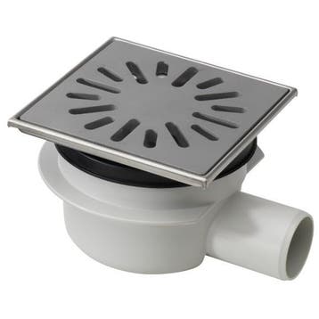 Vloerput | 150 x 150 mm | RVS 304 | horizontale aansluiti..., Verzenden, Nieuw in verpakking