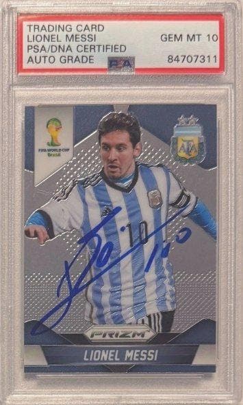 Panini Prizm World Cup - Hand Signed Authentic Autograph -, Nieuw