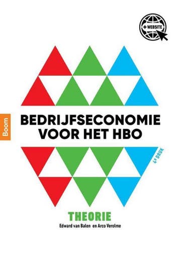 9789024408597 Bedrijfseconomie voor het hbo | Tweedehands, Boeken, Schoolboeken, Verzenden, Zo goed als nieuw, Edward van Balen