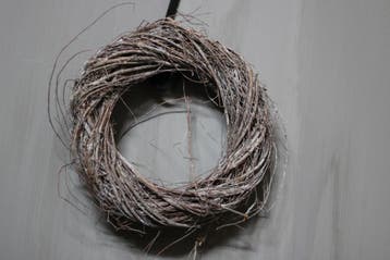 Krans Emelina brown 20 cm, Ophalen of Verzenden, Nieuw