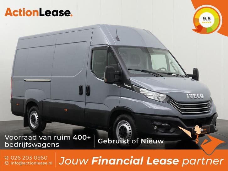 Iveco Daily 35S16 Zilver of Grijs occasion, Auto's, Bestelauto's, Dealer onderhouden, Te koop, Zwart, Automaat, Financial lease