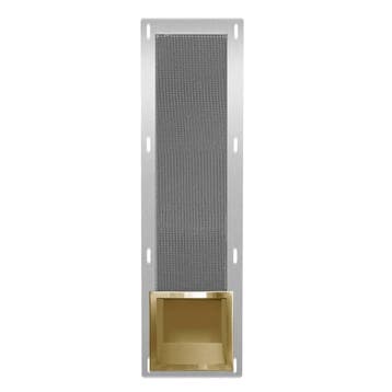 Inbouw reserve toiletrolhouder mat goud zonder klep, Verzenden, Nieuw