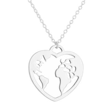 Fako Bijoux - Ketting Met Hanger - Stainless Steel - RVS -, Verzenden, Nieuw