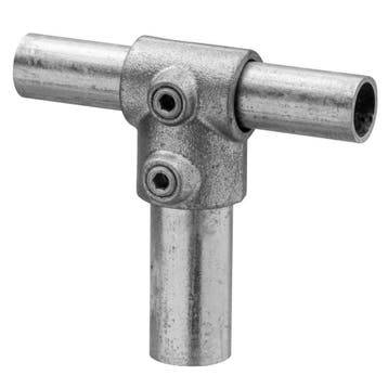 Buiskoppeling Kort T-Stuk verloop Ø 26,9, Ø 33,7 mm Zink, Verzenden, Nieuw