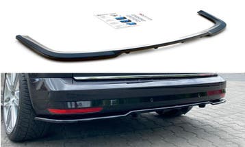 Maxton Splitter Achterzijde + Vinnen VW Caddy 4 CS045, Nieuw, Achter, Volkswagen
