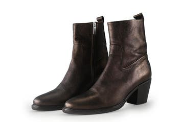 Shabbies Amsterdam Enkellaarzen in maat 41 Brons, Kleding | Dames, Overige kleuren, Shabbies Amsterdam, Verzenden, Lage of Enkellaarzen