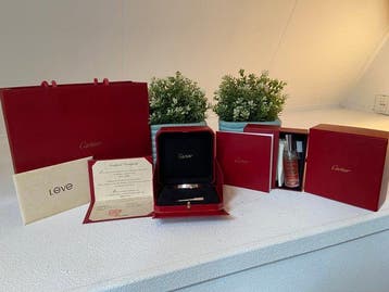 Cartier - Armband - Love - 18 karaat Witgoud - Maat 16 –, Nieuw