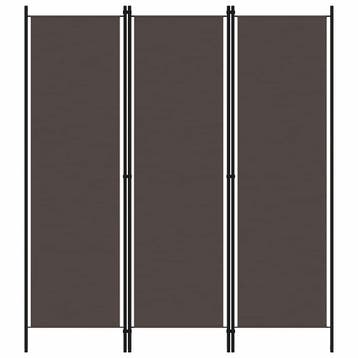 vidaXL Kamerscherm met 3 panelen 150x180 cm bruin, Huis en Inrichting, Verzenden, Nieuw