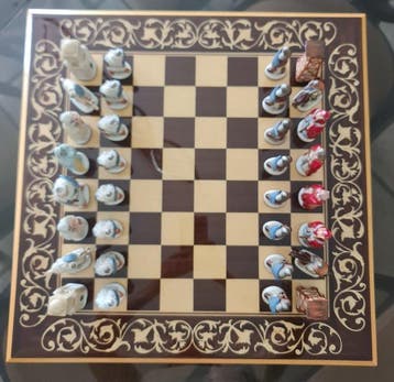 Schaakspel - Rare & Mint Condition Xadrez das Cruzadas