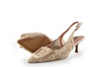 Bibi Lou Slingbacks in maat 38 Beige, Kleding | Dames, Schoenen, Verzenden, Beige, Bibi Lou, Zo goed als nieuw