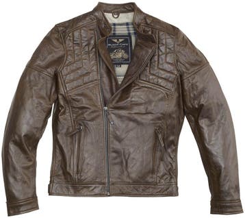 Black-Cafe London Philadelphia Bruin Leren Motorjas, Nieuw met kaartje, Jas | leer, Black-Cafe London, Heren