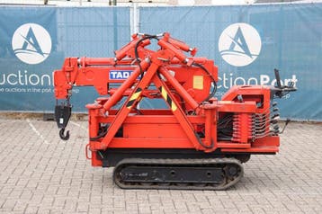Veiling: Rupskraan/ Minihijskraan Spider Tadano TM-15Z Benzi, Ophalen, Kraan