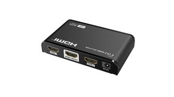 AlarmsysteemExpert.nl HDMI 2-poorts Splitter,  4K, Ophalen of Verzenden, Nieuw