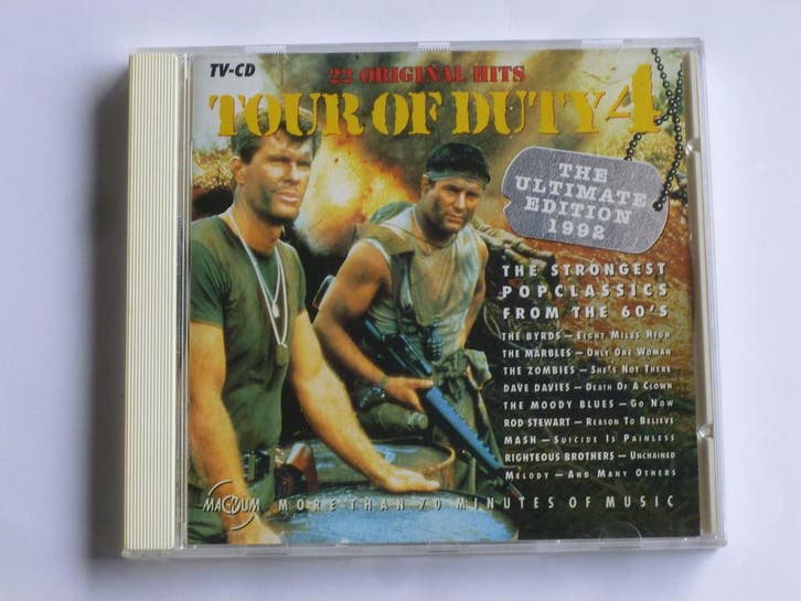 Tour of Duty 4 - 22 original hits, Cd's en Dvd's, Cd's | Verzamelalbums, Zo goed als nieuw, Ophalen of Verzenden