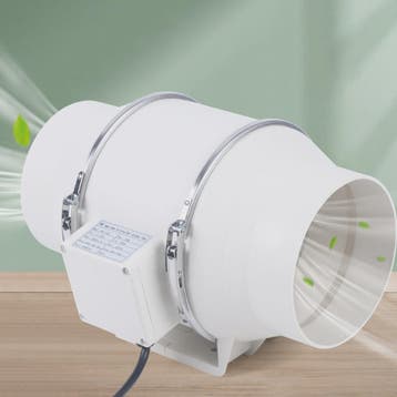 Stille Afzuigventilator 220V voor Kanalen - Keuken, Badkamer, Verzenden, Nieuw