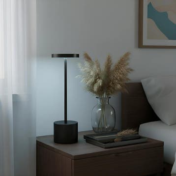 LED Tafellamp Draadloos Oplaadbaar - Brinton Zentor -, Huis en Inrichting, Lampen | Tafellampen, Ophalen of Verzenden, Nieuw, Metaal