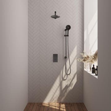 Brauer Gunmetal Edition Thermostatische Regendoucheset, Ophalen of Verzenden, Nieuw
