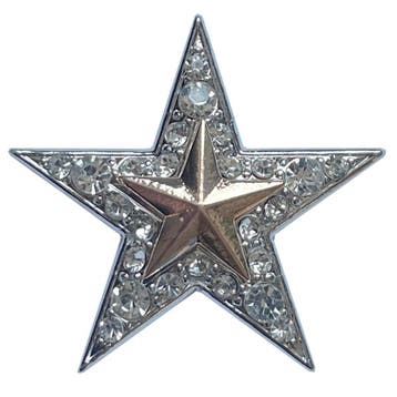 Fako Bijoux - Magneet Broche XL - Ster Kristal Goud -, Verzenden, Nieuw