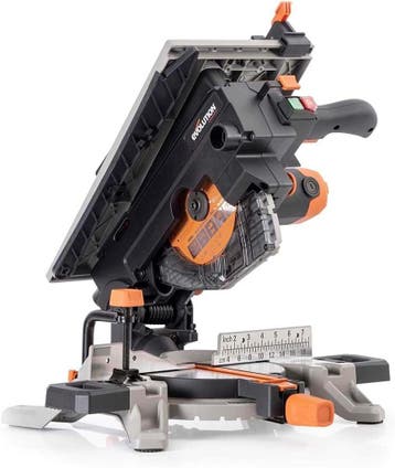 Evolution R210MTS 2-in-1 Zaag | 35% Korting - Deal, Doe-het-zelf en Verbouw, Ophalen of Verzenden, Zo goed als nieuw, Afkortzaag