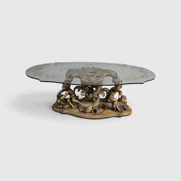 Middentafel - Hout, Glas