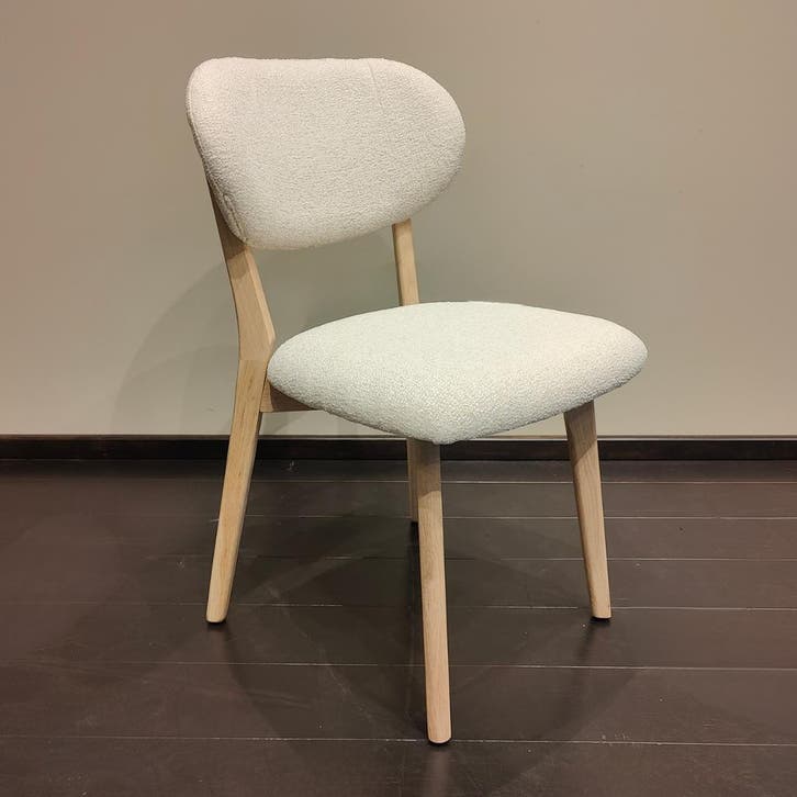 TOPPRIJS!! Eetkamerstoel Trapani | Japandi | Eiken frame, Huis en Inrichting, Stoelen, Nieuw, Hout, Stof, Ophalen of Verzenden