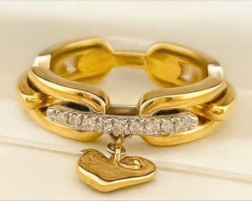 Chantecler - Ring - I SEGRETI - 18 karaat Geel goud, Witgoud, Nieuw