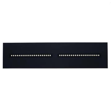 LED LOUVRE PANEEL | 120X30CM | 36W | CCT-SWITCH | ZWART, Nieuw