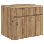 vidaXL Wand Gemonteerde Badkamerkast Artisanaal eiken, Verzenden, Nieuw