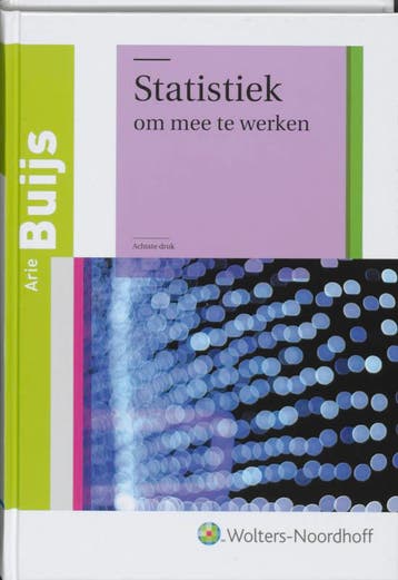 Statistiek om mee te werken 9789001710149, Boeken, Wetenschap, Zo goed als nieuw
