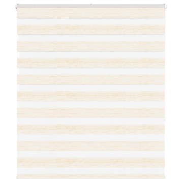 vidaXL Zebra rolgordijn 105x150 cm stofbreedte 100,9 cm, Verzenden, Nieuw, Beige