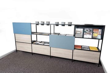 Palmberg P4 modulaire Wandkast ShowroomModel, Vergader- of Presentatieruimte, Ophalen of Verzenden, Nieuw zonder verpakking, Kast