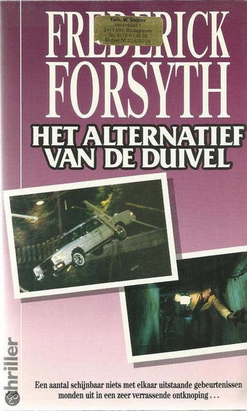 ALTERNATIEF VAN DE DUIVEL - Forsyth 9789044965032, Verzenden, Gelezen, Forsyth