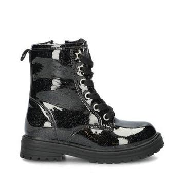 Nelson Kids veterboots in het Zwart, Kleding | Dames, Schoenen, Verzenden, Zwart, Lage of Enkellaarzen, Nieuw