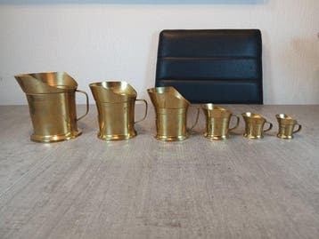 Maatbeker (6) - Messing, Antiek en Kunst