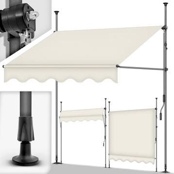 Klemluifel - Balkon luifel - Verticale luifel - 300 cm - Zan, Verzenden, Zo goed als nieuw