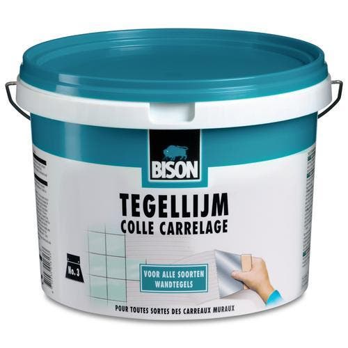 OUTLET Bison Tegellijm emmer 4kg, Doe-het-zelf en Verbouw, Overige Doe-het-zelf en Verbouw, Ophalen of Verzenden