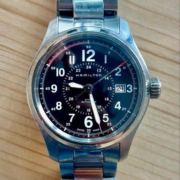 Hamilton - Khaki Field - Zonder minimumprijs - H705950 -, Nieuw