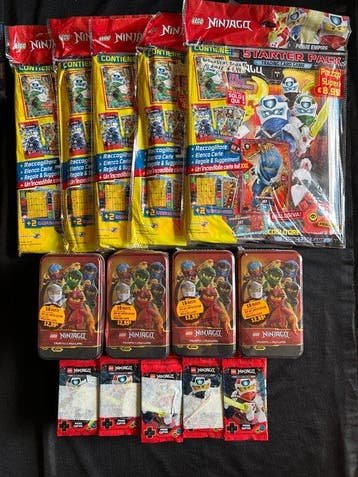 Lego 100 bustine + 4 tin box + 5 stater pack - 1 Mixed, Nieuw