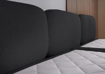 ACTIE! Bedframe Valencia 140 200 Zwart, Verzenden, Zwart, Nieuw, 140 cm